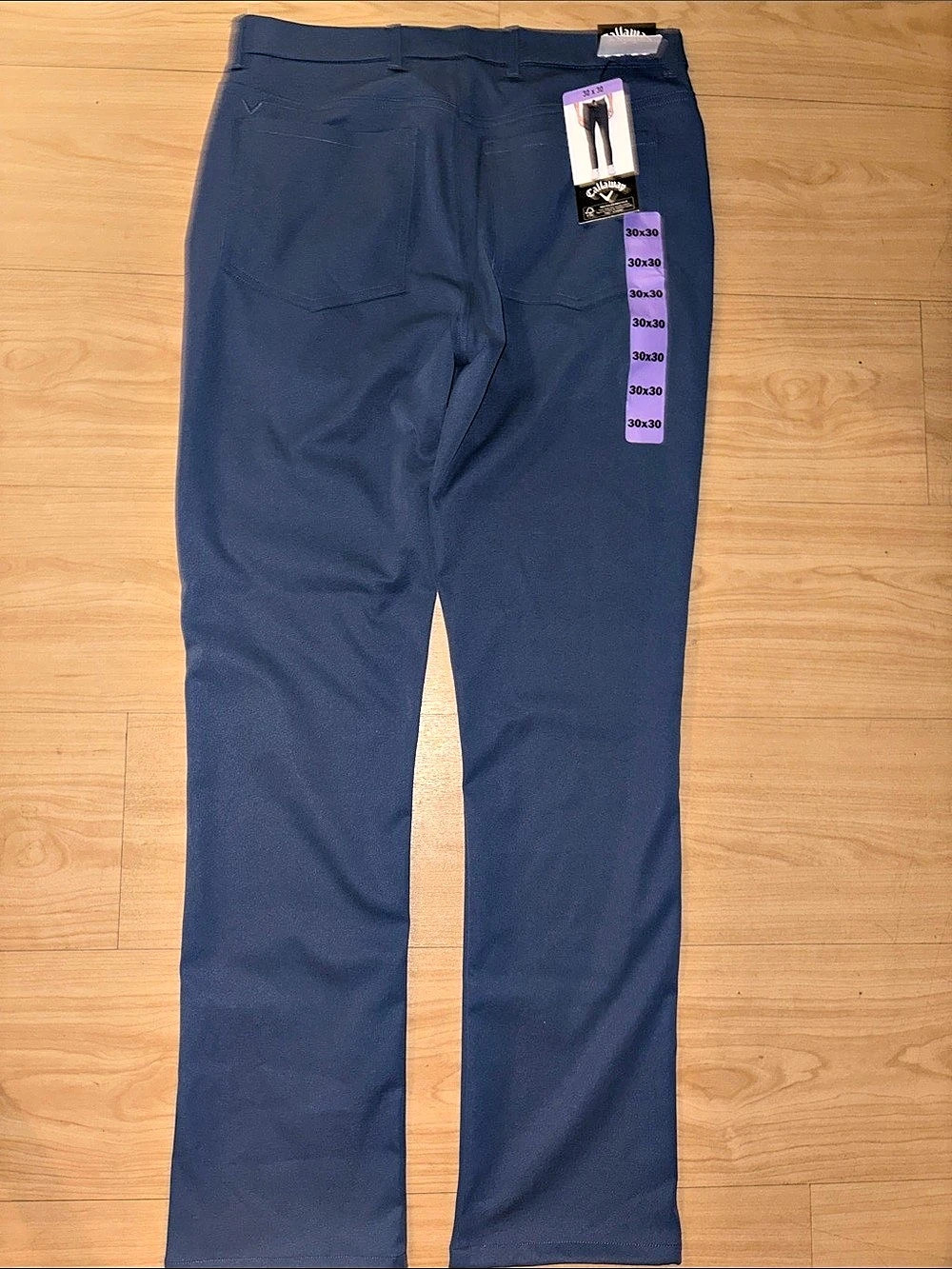 Callaway Men's Golf Performance Pants Blue Waist 30x30